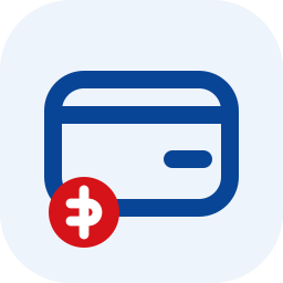 Custom icon representing financial preparation for buying a home